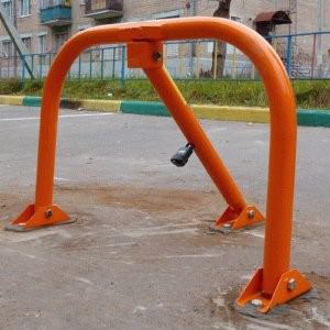 Парковочный блокиратор "Эконом" оранжевый парковочный блокатор