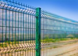 Еврозабор железная сетка с полимерным покрытием