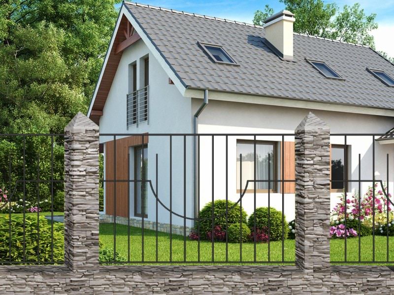 Кованый забор МПБ 1-03 Кованый забор МПБ 1-03