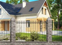 Кованый забор МПТ 15-01 c лозой Кованый забор МПТ 15-01 c лозой в РБ