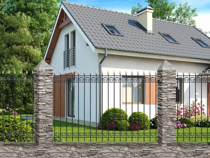 Кованый забор МПТ 15-02 Кованый забор МПТ 15-02