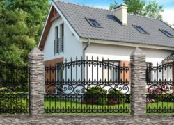 Кованый забор МПЗ №14 Кованый забор МПЗ №14