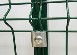 Крепление для еврозабора «Прижимная планка» оцинкованное